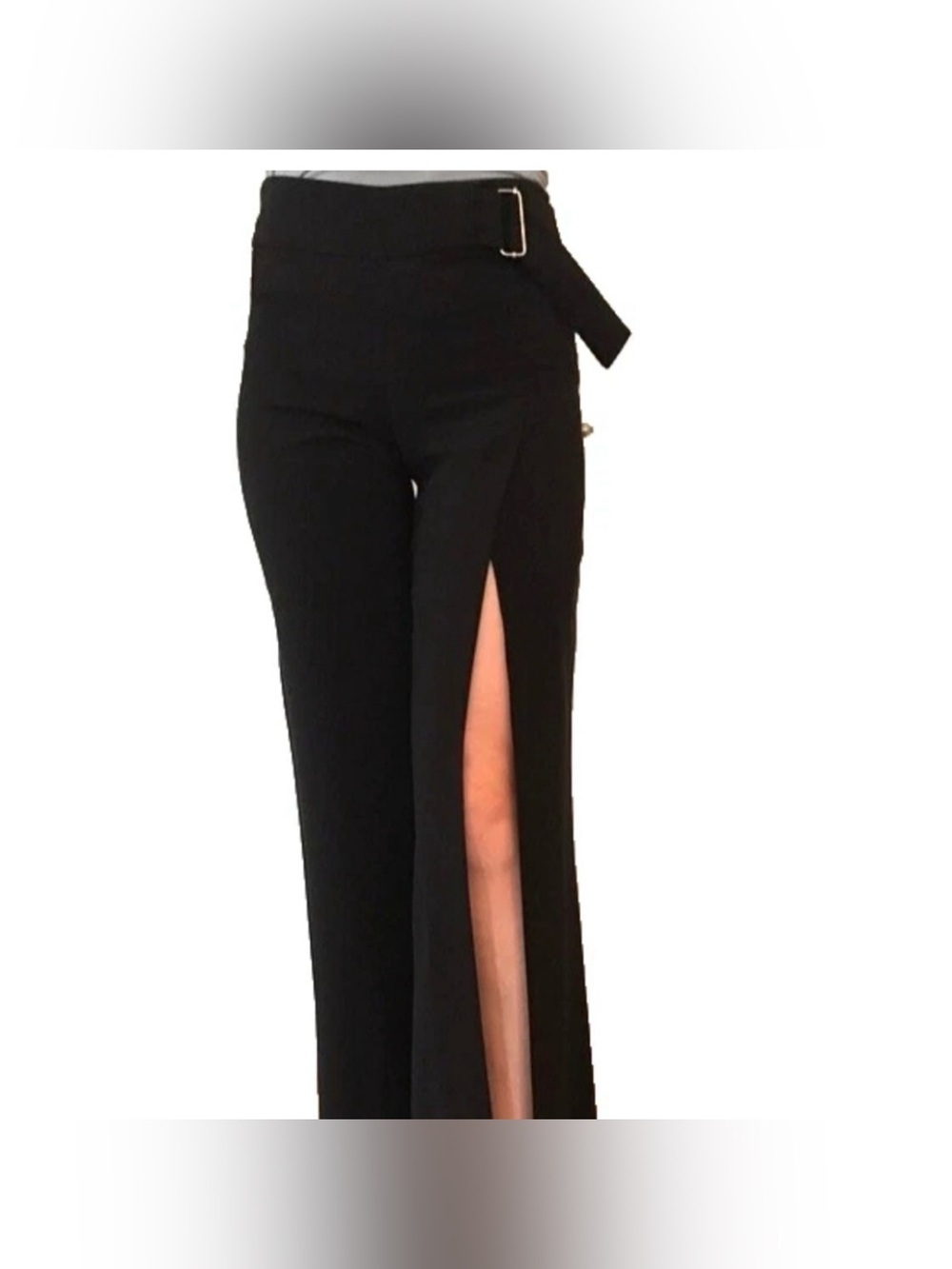 Bebe Vintage Y2K Sexy Slit Wide Leg Pants - size 4P. B13